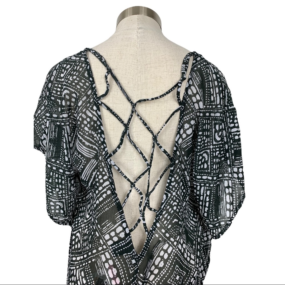 Palisades Beach Club Kente Swimsuit Coverup - Picture 3 of 8